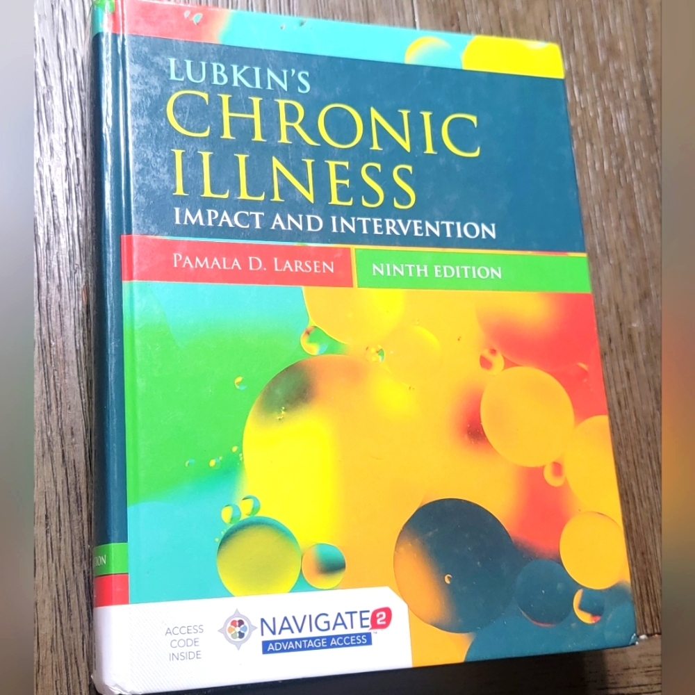 3/$10 Lubkin's Chronic Illness Ninth Edition Book